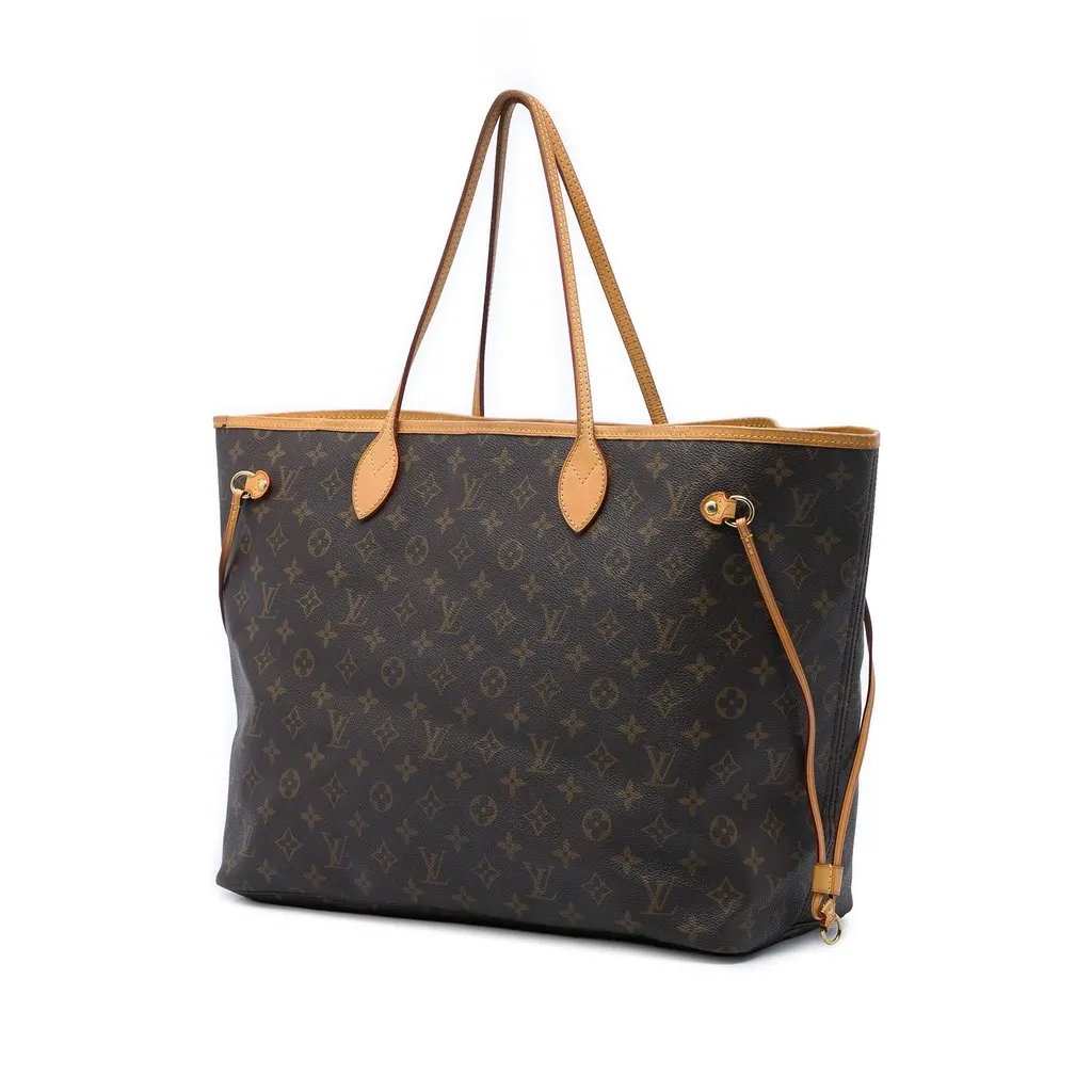 Louis Vuitton Monogram Neverfull GM Brown Very good - Back View