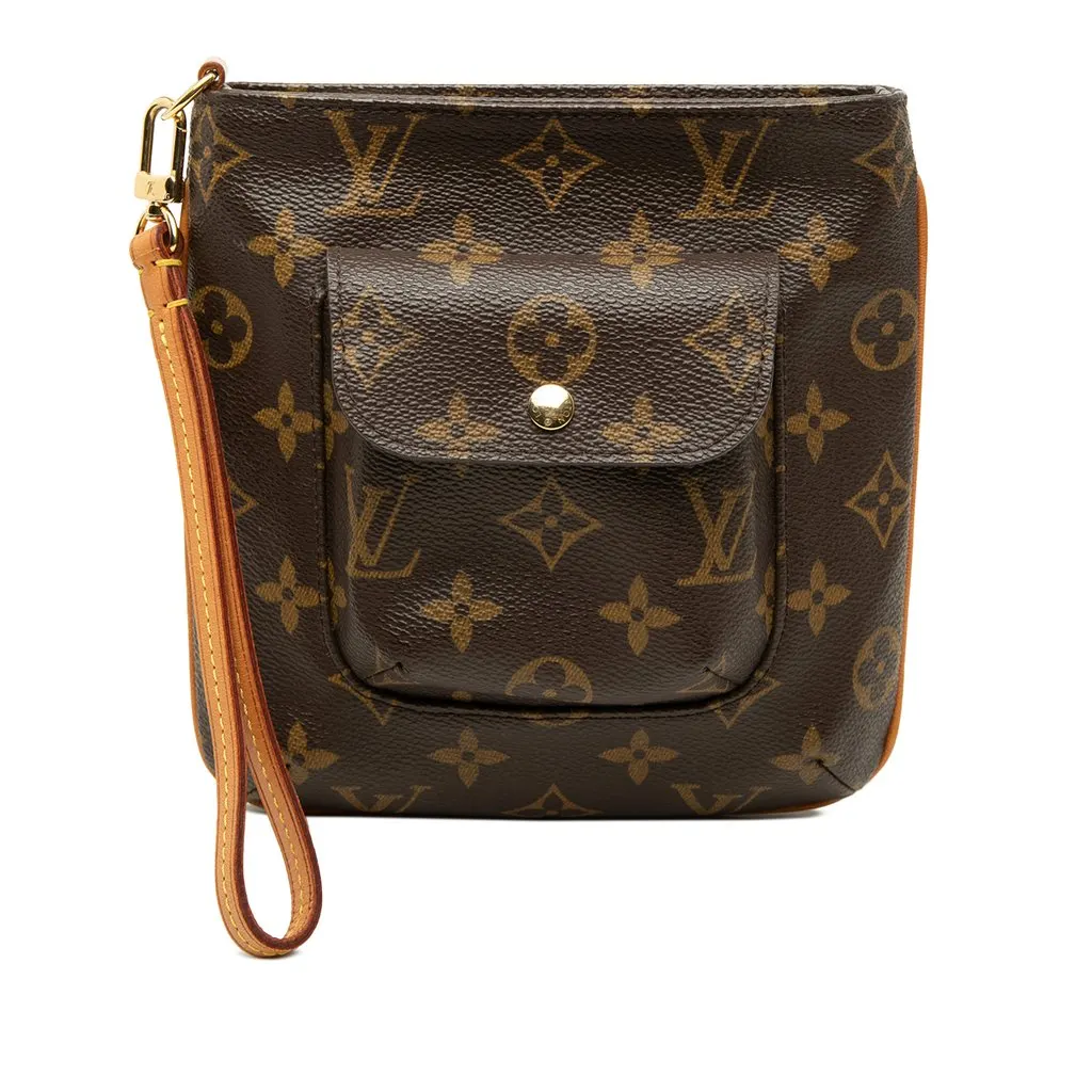Louis Vuitton Monogram Partition Brown Canvas Very good - Front View