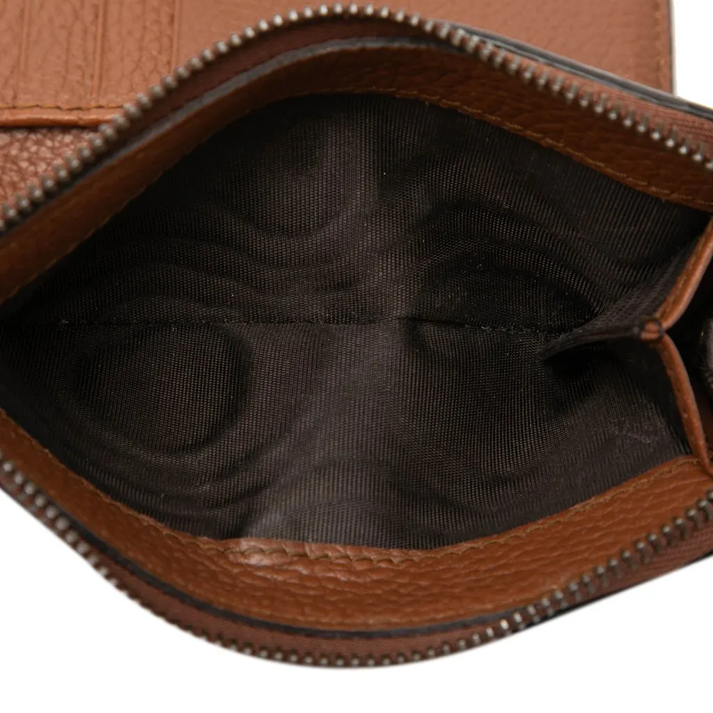 Gucci GG Marmont Calfskin Bamboo Bifold Wallet Brown Leather Very good - Box View