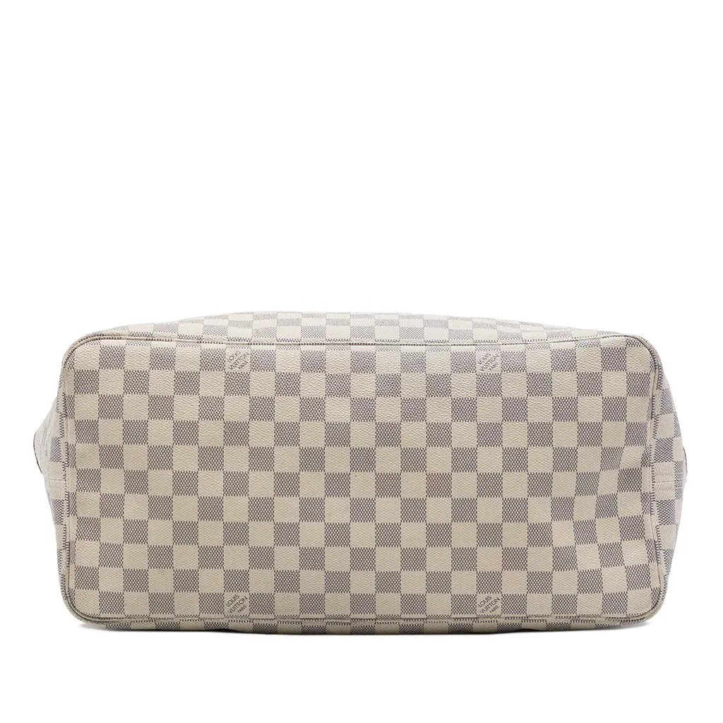 Louis Vuitton Damier Azur Neverfull GM White Canvas Very good - Inside View