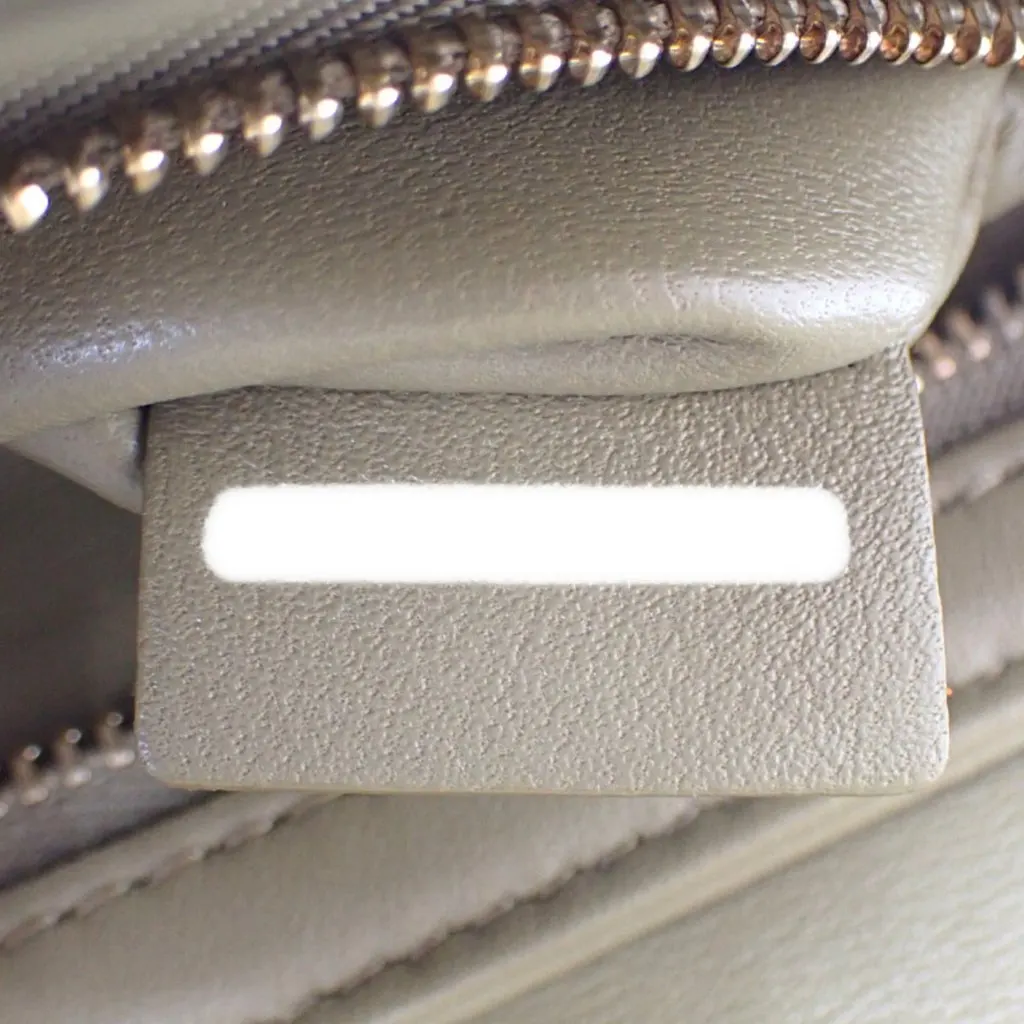 Celine Teen Shiny Calfskin Triomphe Crossbody Brown Leather Very good - Box View