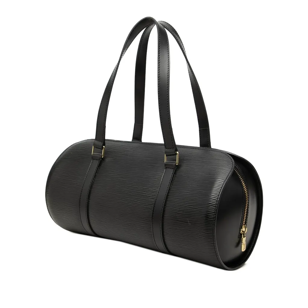 Louis Vuitton Epi Soufflot Black Leather Good - Back View