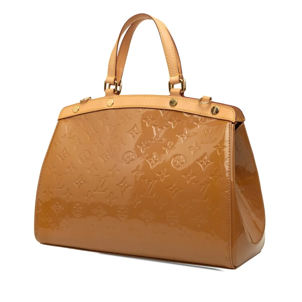 Louis Vuitton Monogram Vernis Brea Beige Leather Very good - Back View
