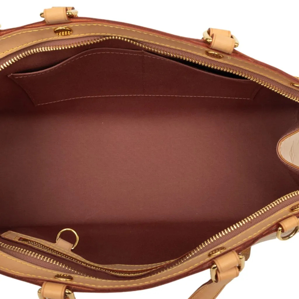 Louis Vuitton Monogram Vernis Brea Beige Leather Very good - Model View