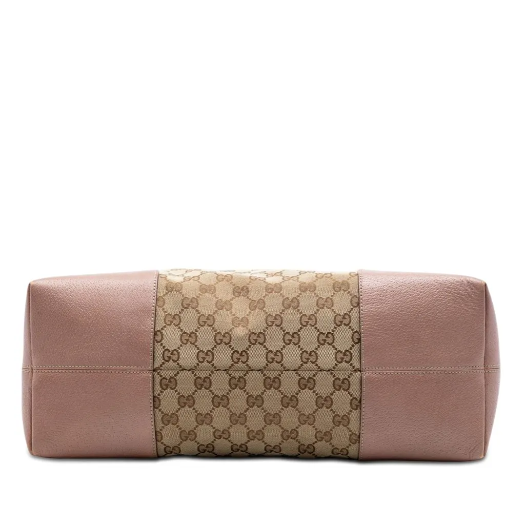 Gucci Large GG Canvas Bree Dome Tote Beige Very good - Inside View