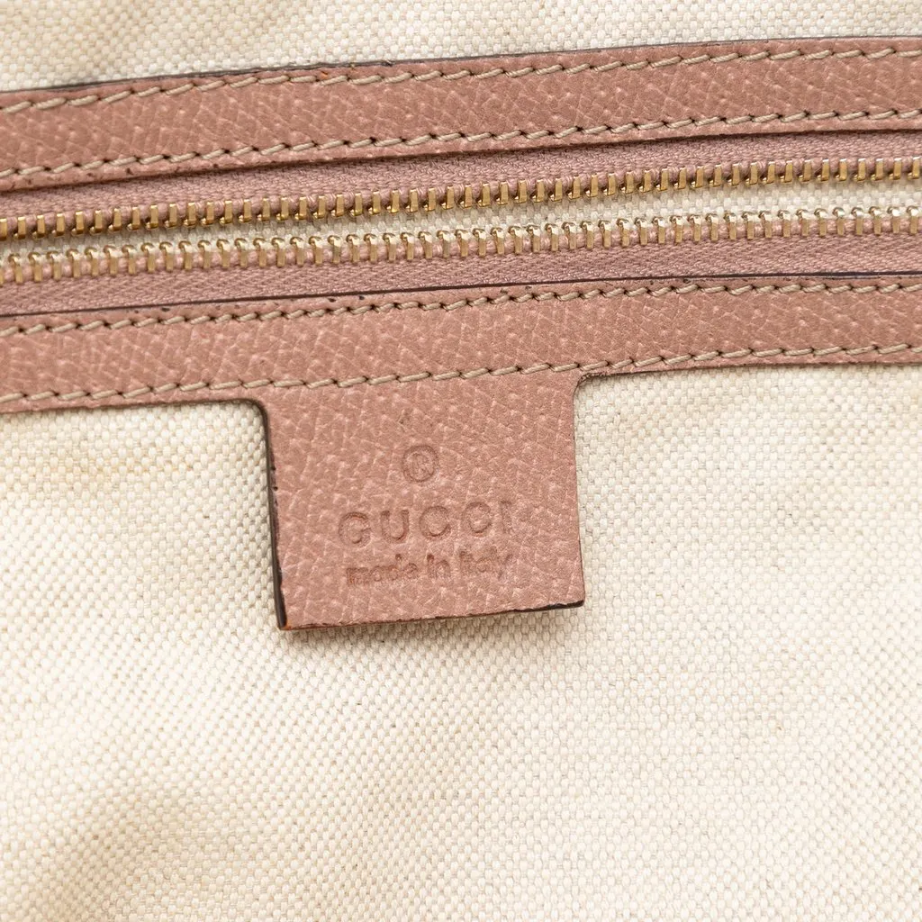 Gucci Large GG Canvas Bree Dome Tote Beige Very good - Box View