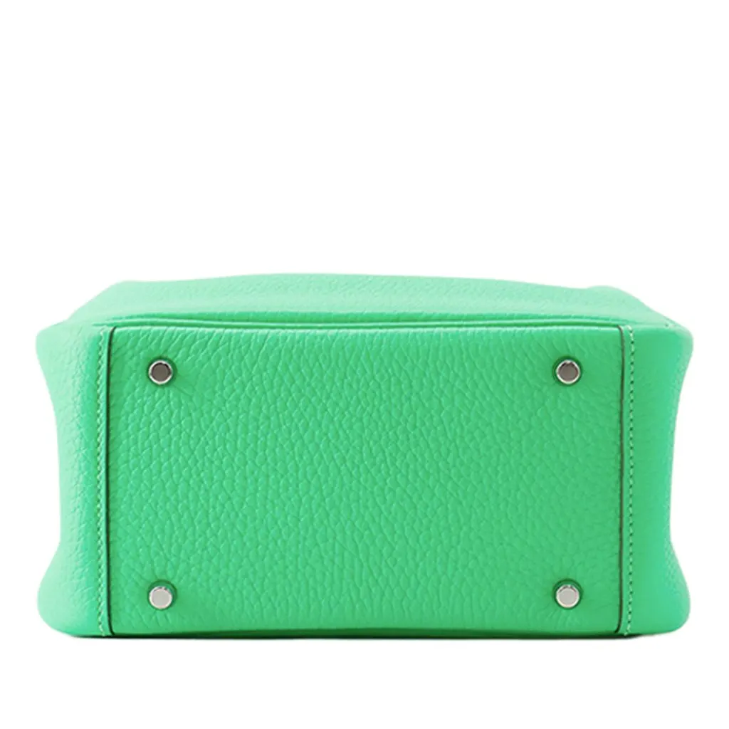 Hermès Mini Clemence Lindy 20 Green Leather Very good - Inside View