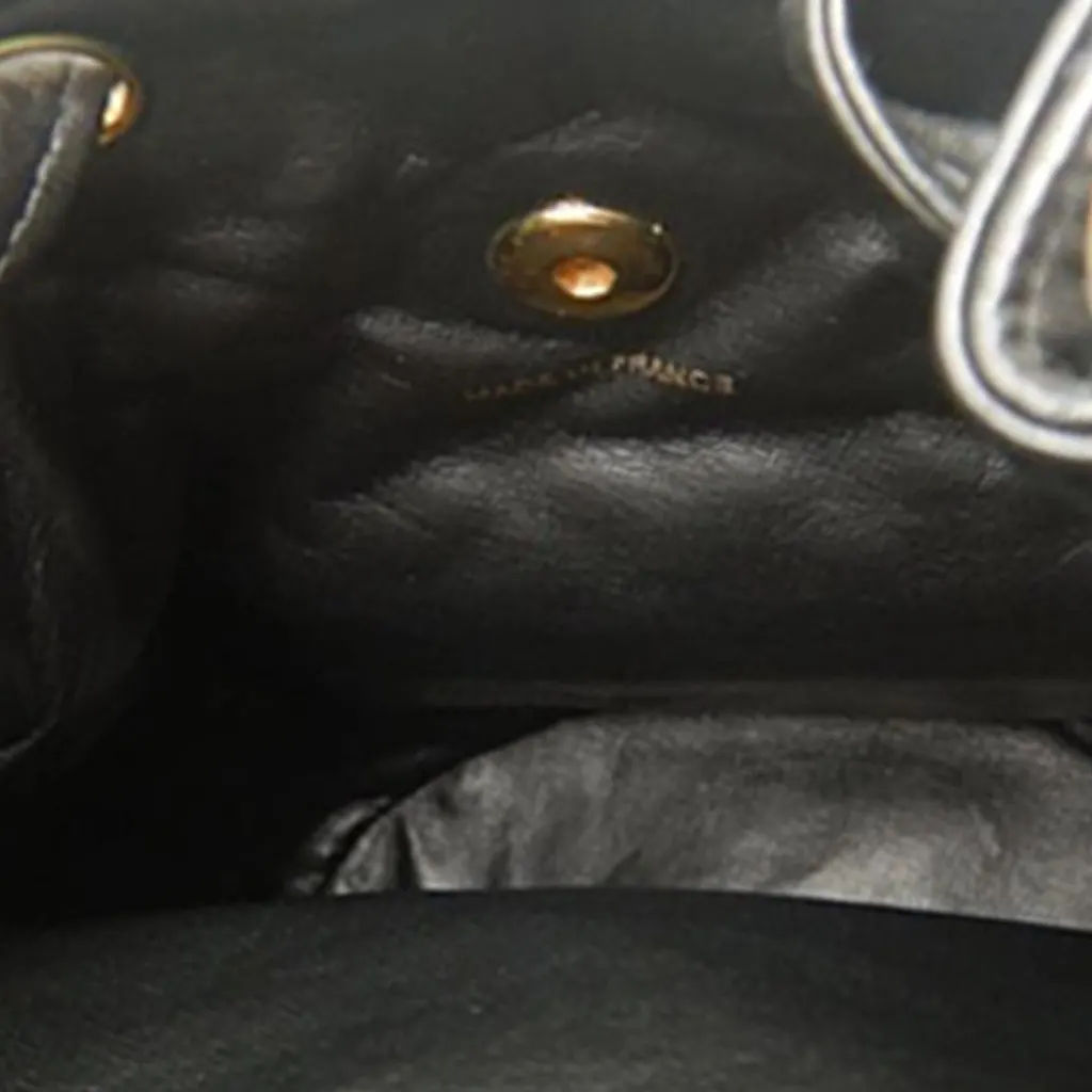 Chanel Medium Quilted Lambskin Duma Backpack Black Leather Very good - Box View