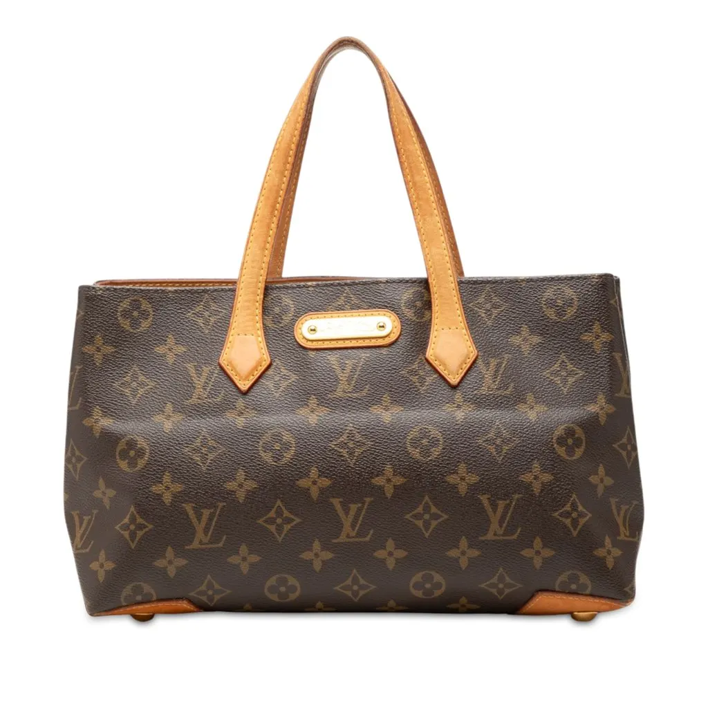 Louis Vuitton Monogram Wilshire PM Brown Good - Front View