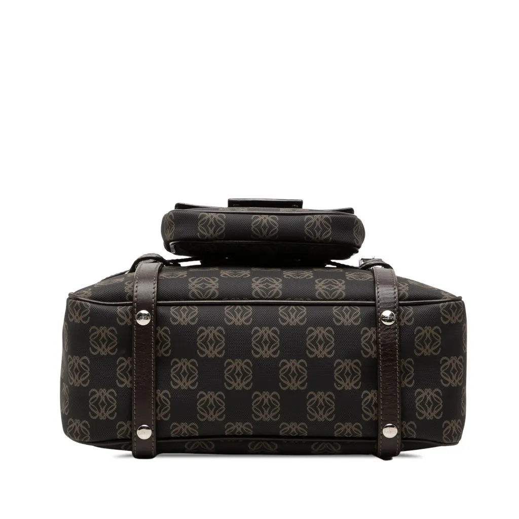 Loewe Anagram Coated Canvas Handbag Brown Canvas Very good - Inside View