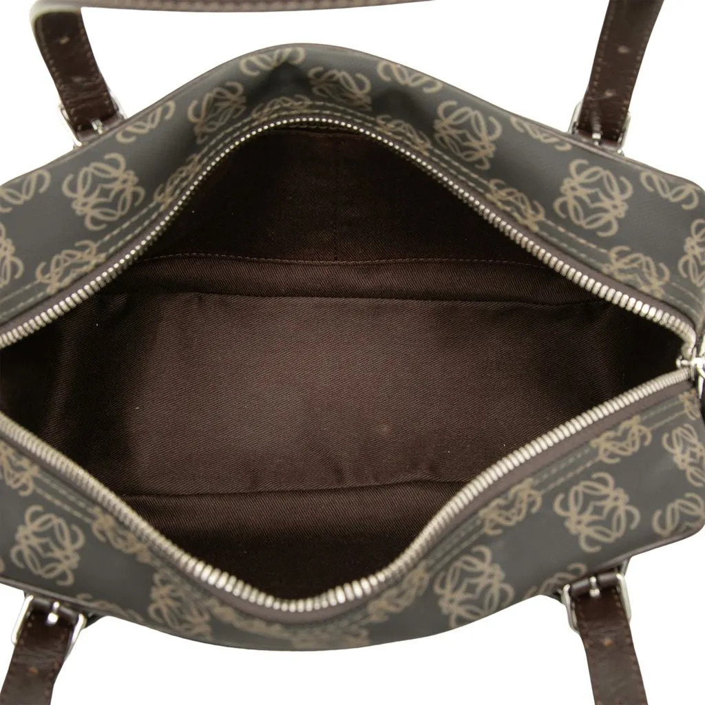 Loewe Anagram Coated Canvas Handbag Brown Canvas Very good - Model View
