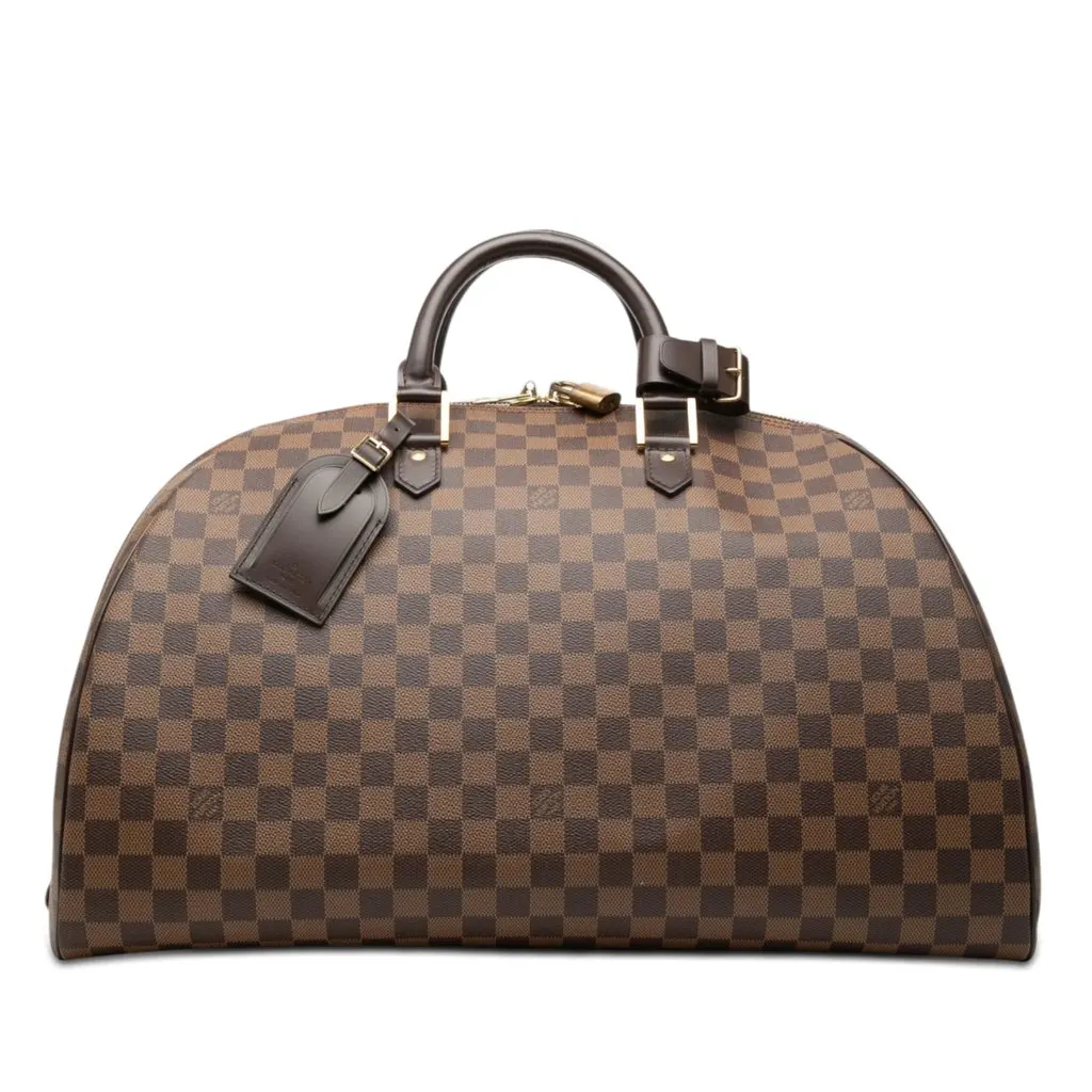 Louis Vuitton Damier Ebene Ribera GM Brown Very good - Front View