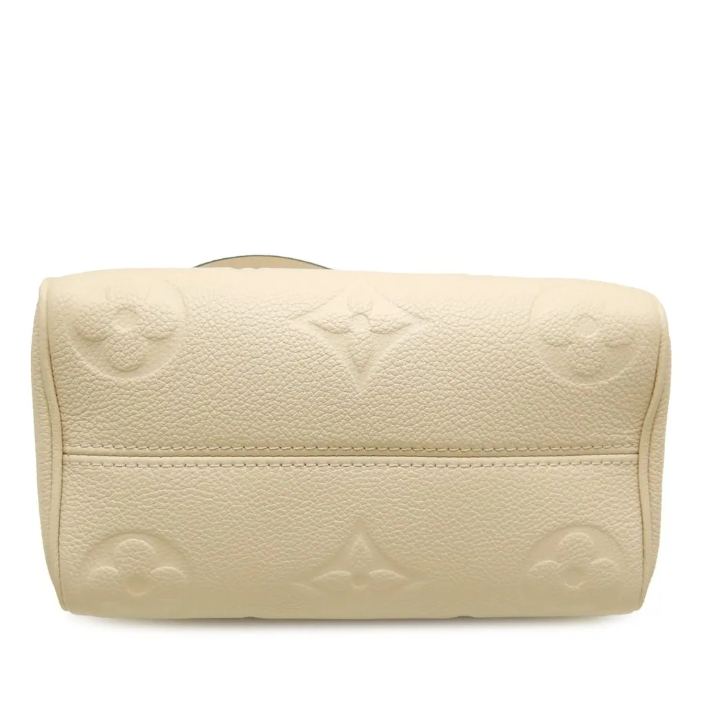 Louis Vuitton Monogram Empreinte Speedy Bandouliere 20 White Leather Very good - Inside View