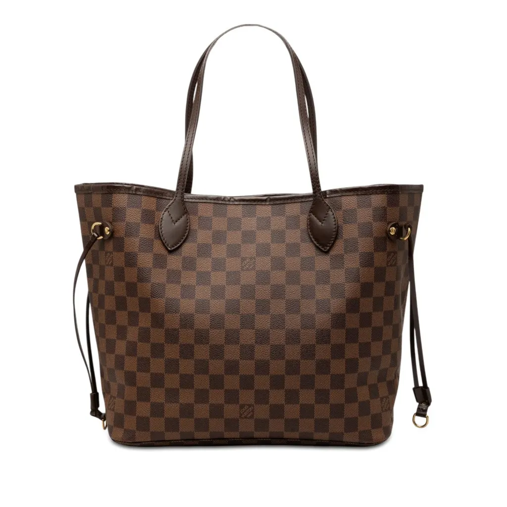 Louis Vuitton Damier Ebene Neverfull MM Brown Very good - Front View