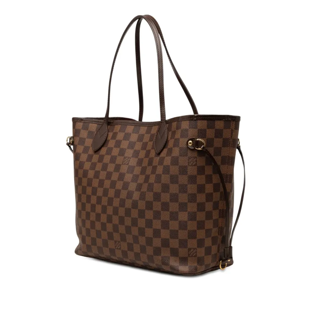 Louis Vuitton Damier Ebene Neverfull MM Brown Very good - Back View