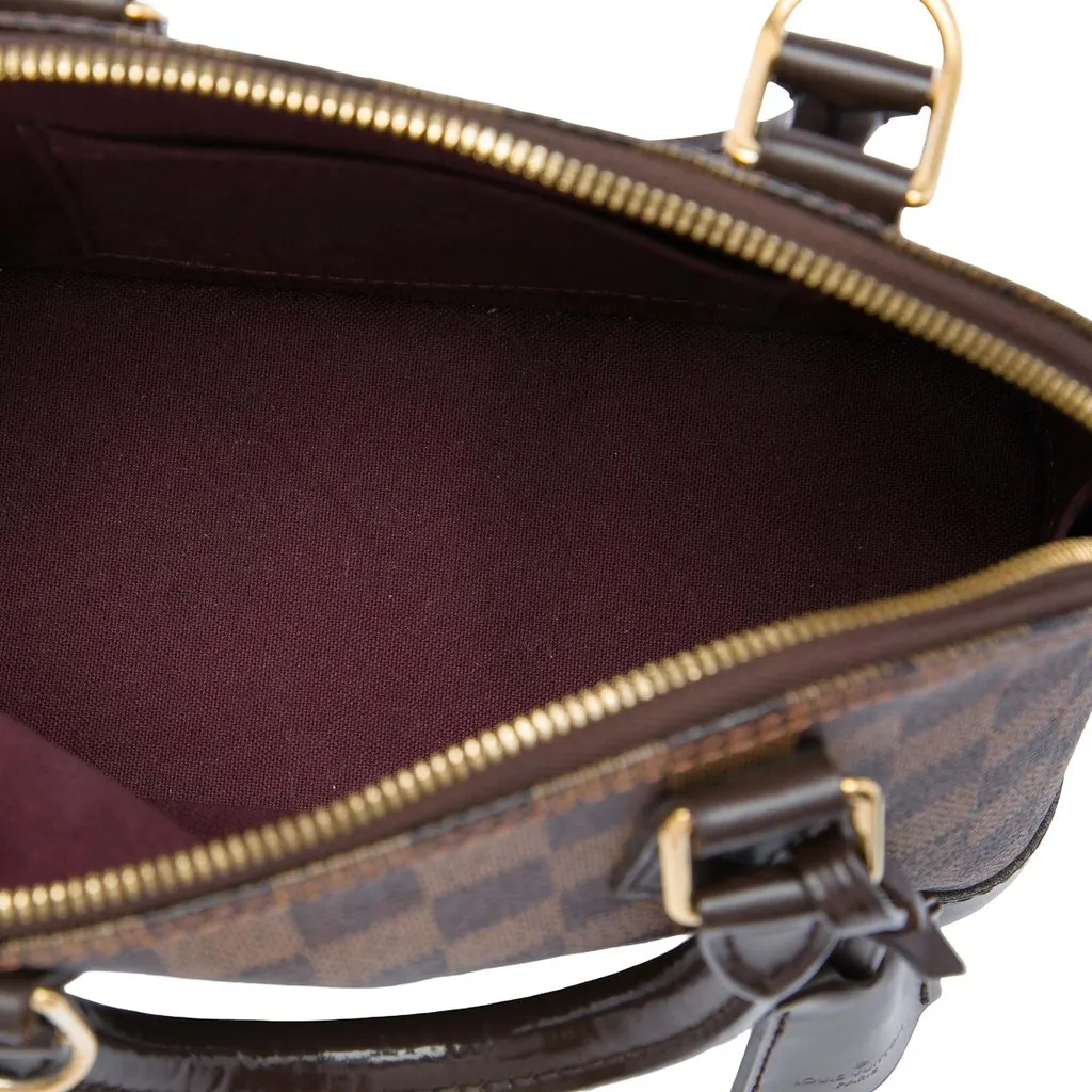 Louis Vuitton Damier Ebene Alma BB Brown Canvas Very good - Model View