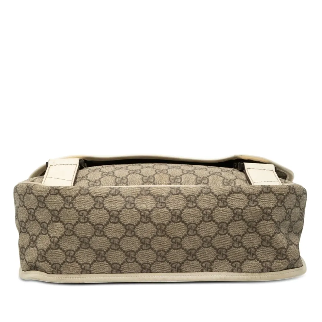Gucci GG Supreme Crossbody Beige Canvas Very good - Inside View