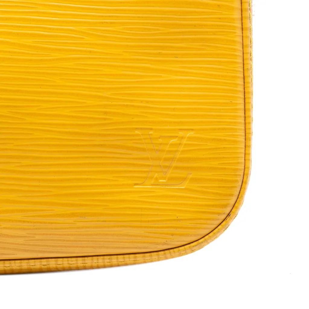 Louis Vuitton Epi Pochette Accessoires Yellow Leather Very good - Box View