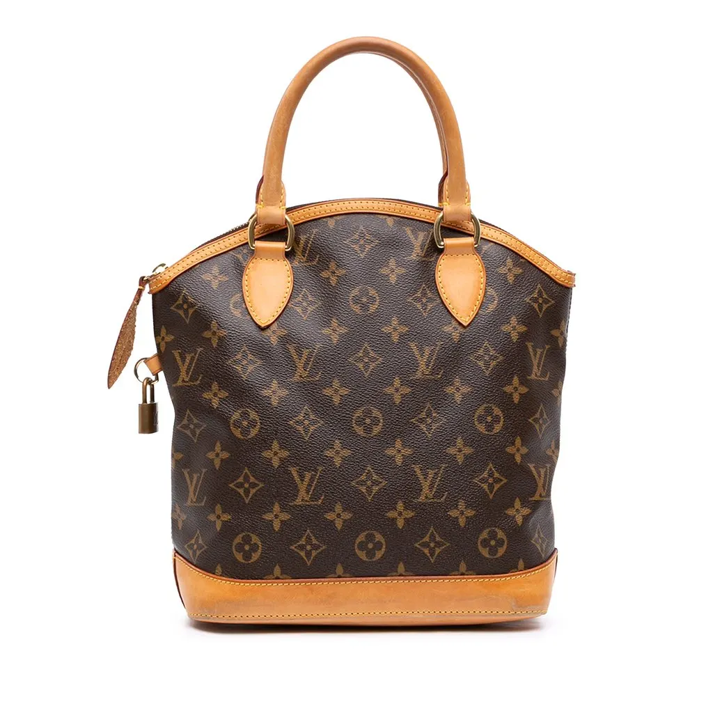 Louis Vuitton Monogram Lockit PM Brown Canvas Very good - Front View