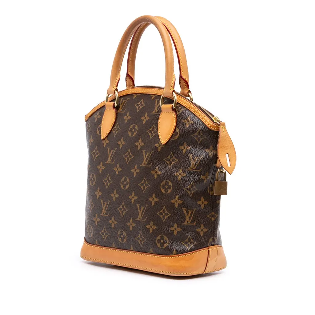 Louis Vuitton Monogram Lockit PM Brown Canvas Very good - Back View