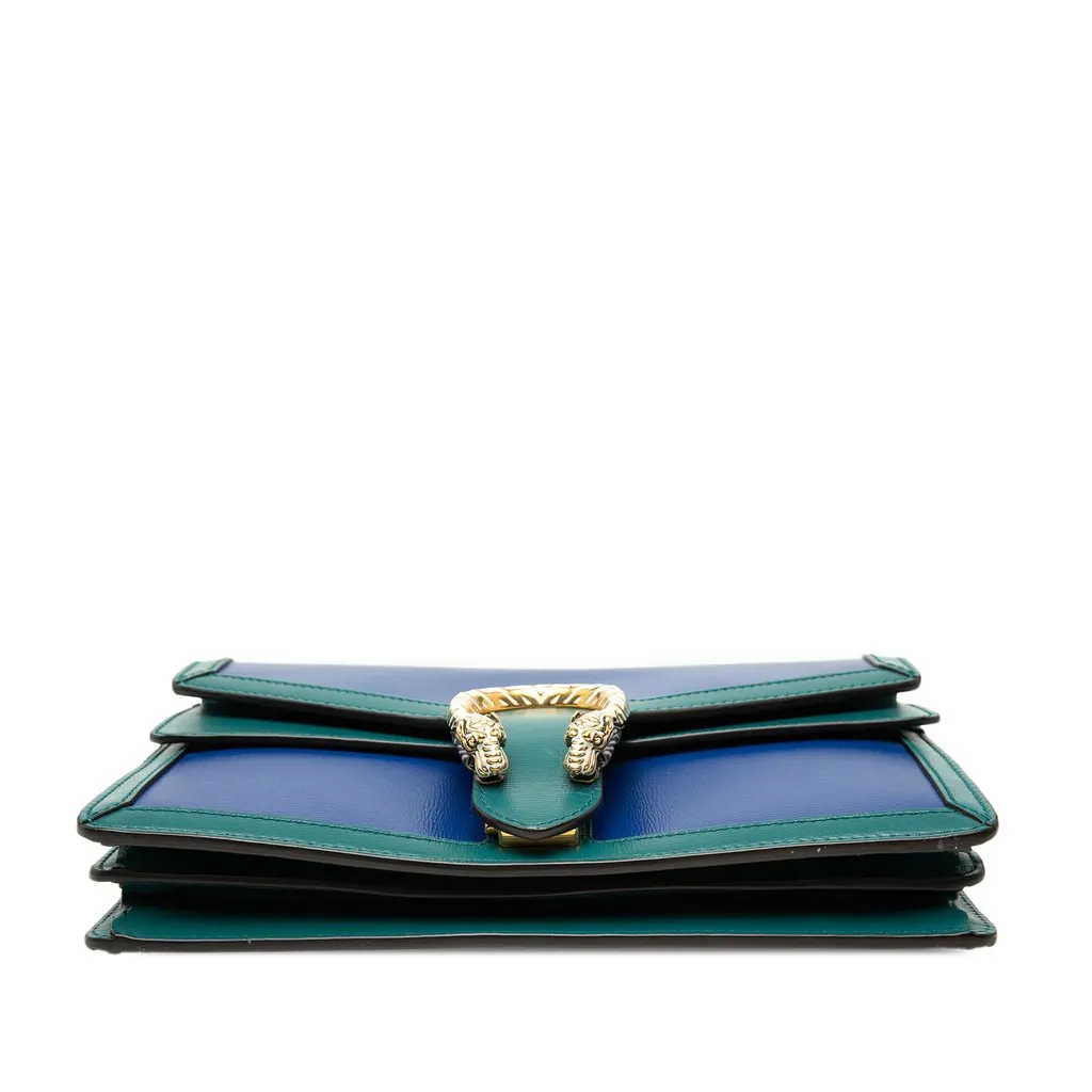 Gucci Medium Bicolor Leather Dionysus Shoulder Bag Blue Leather Very good - Inside View