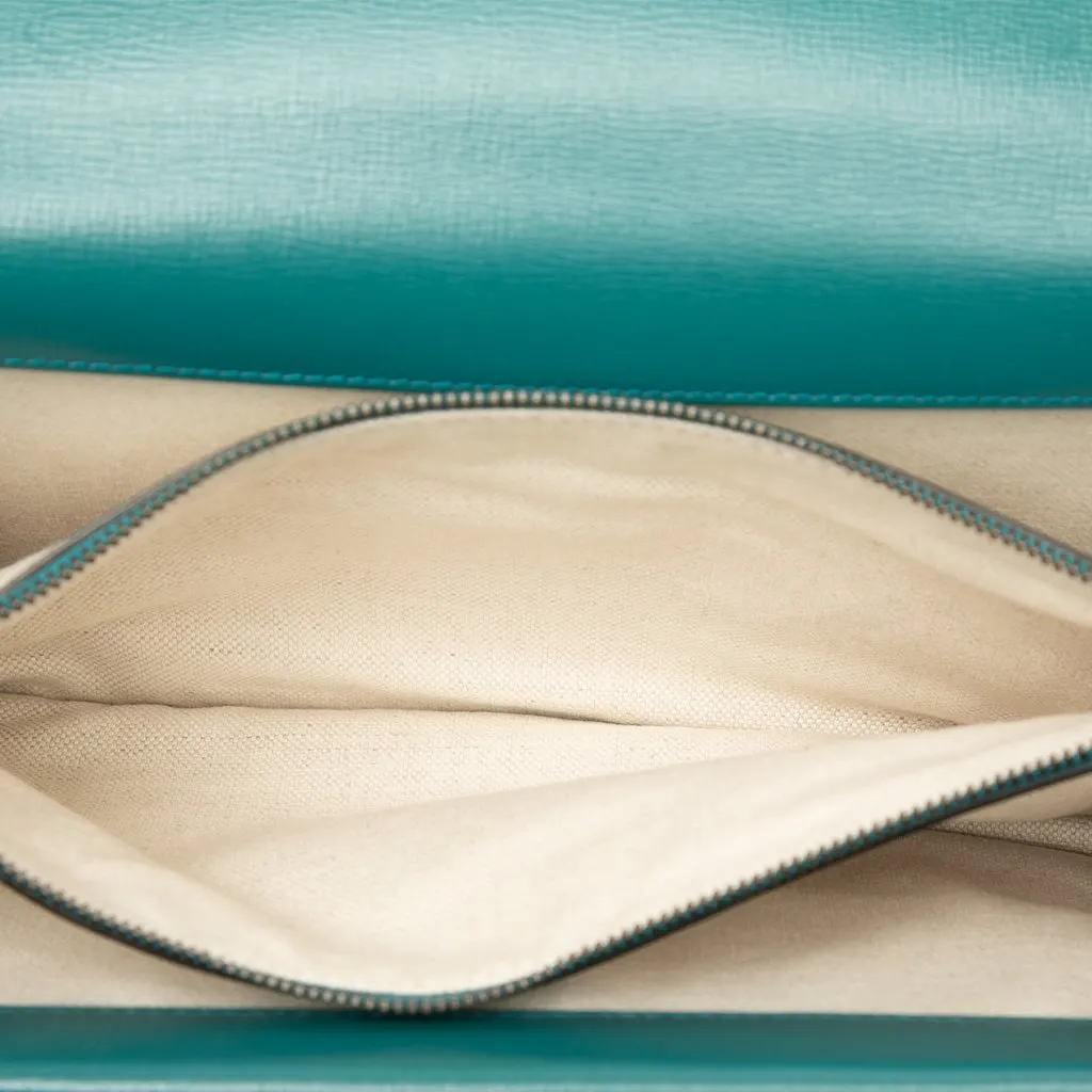 Gucci Medium Bicolor Leather Dionysus Shoulder Bag Blue Leather Very good - Model View