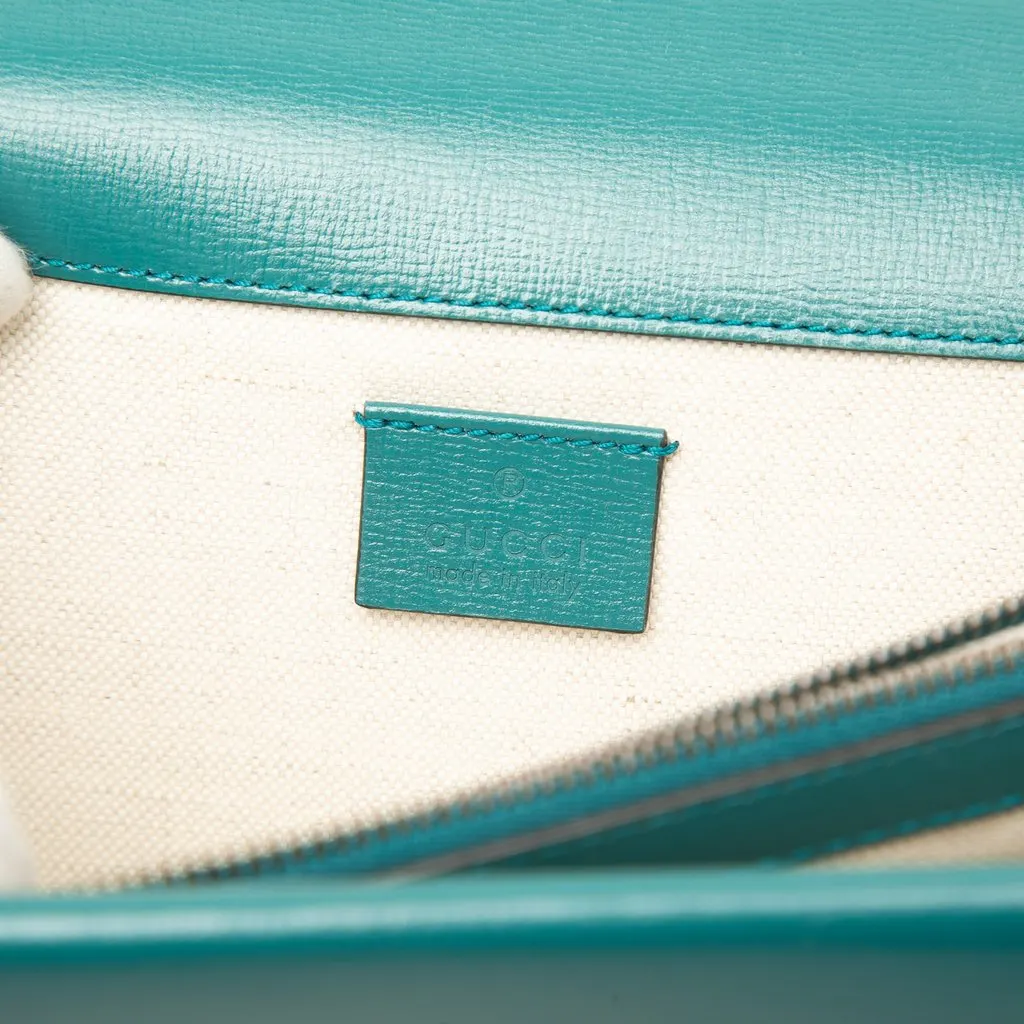 Gucci Medium Bicolor Leather Dionysus Shoulder Bag Blue Leather Very good - Box View