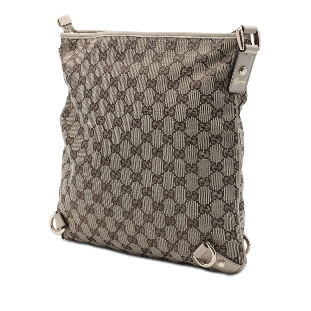 Gucci GG Canvas Abbey D Ring Crossbody Beige Very good - Back View
