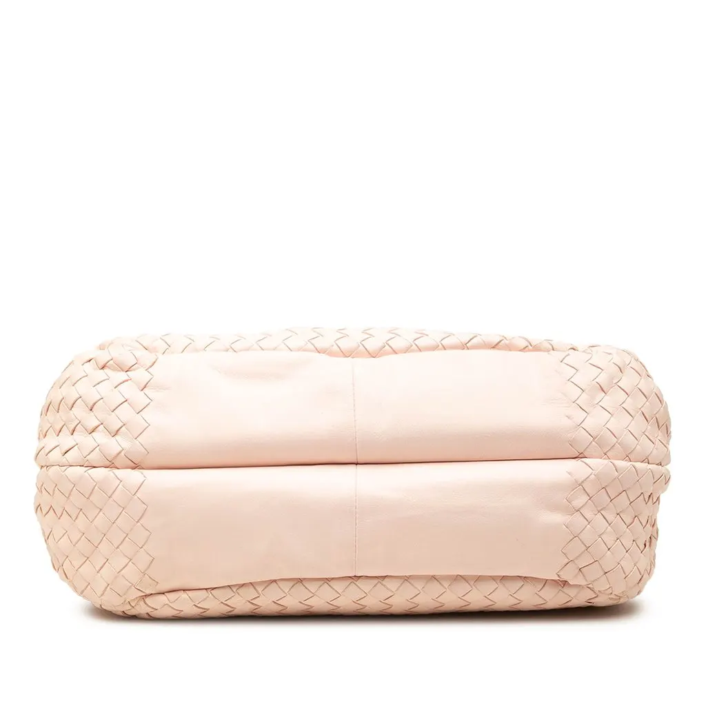 Bottega Veneta Medium Nappa Intrecciato Campana Hobo Pink Leather Very good - Inside View