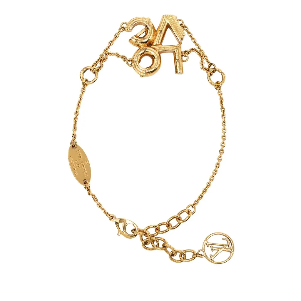 Louis Vuitton Gold Plated LV & Me Love Bracelet Gold Metal Very good - Inside View