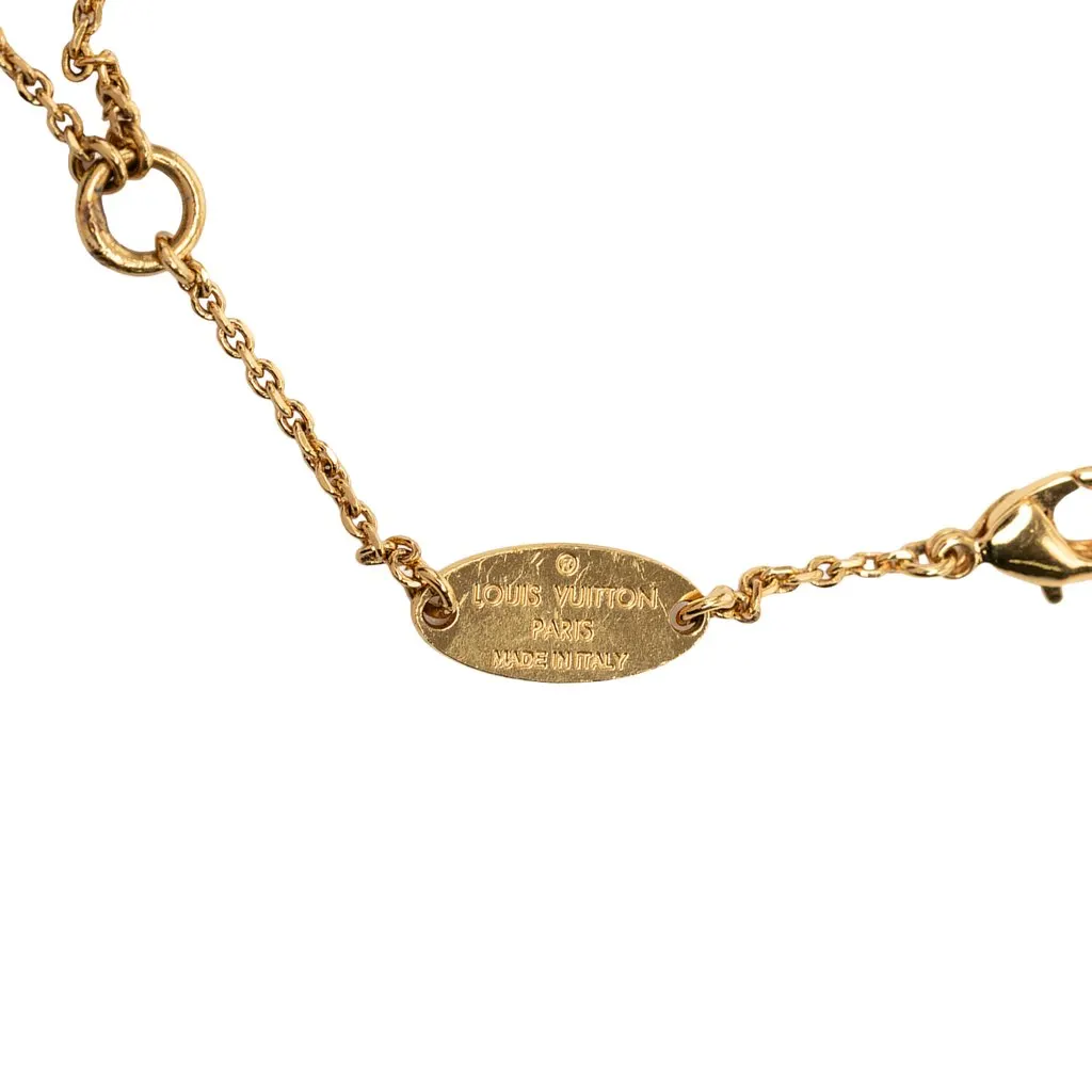 Louis Vuitton Gold Plated LV & Me Love Bracelet Gold Metal Very good - Box View