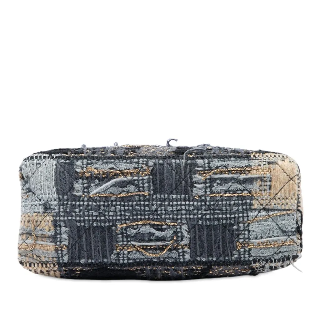 Chanel Multicolor Tweed Quadrato Box Crossbody Black Very good - Inside View