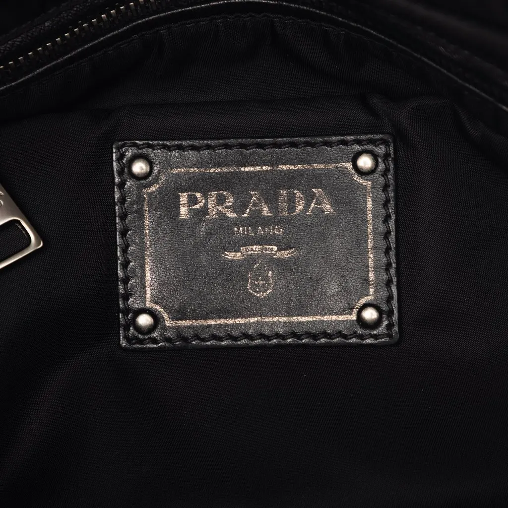 Prada Bicolor Tessuto Reversible Tote Green Very good - Box View