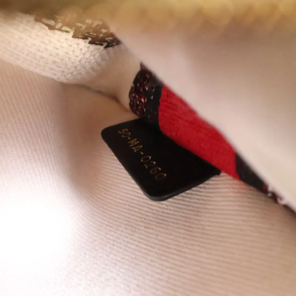 Dior DiorAmour Medium Embroidered Canvas Graffiti Lady D Lite White Very good - Model View