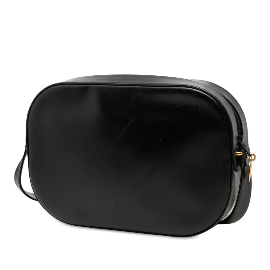 Cartier Leather Sapphire Crossbody Black Leather Very good - Back View