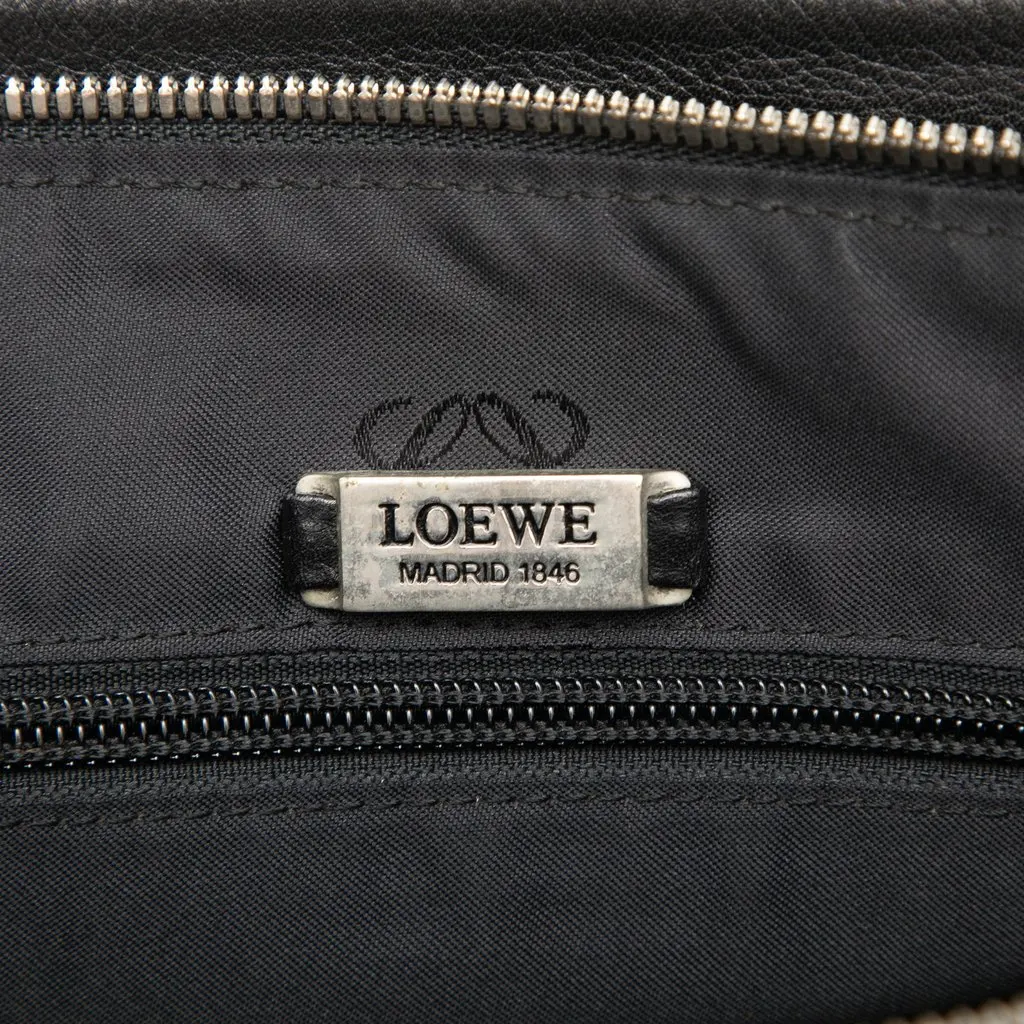 Loewe Leather Anagram Crossbody Black Leather Good - Box View