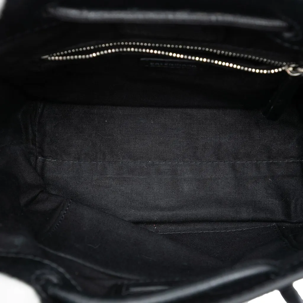 Balenciaga XXS Leather Shopping Tote Black Leather Very good - Model View