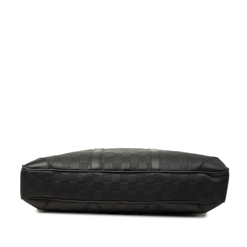 Louis Vuitton Damier Infini Porte-Documents Voyage Black Leather Very good - Inside View