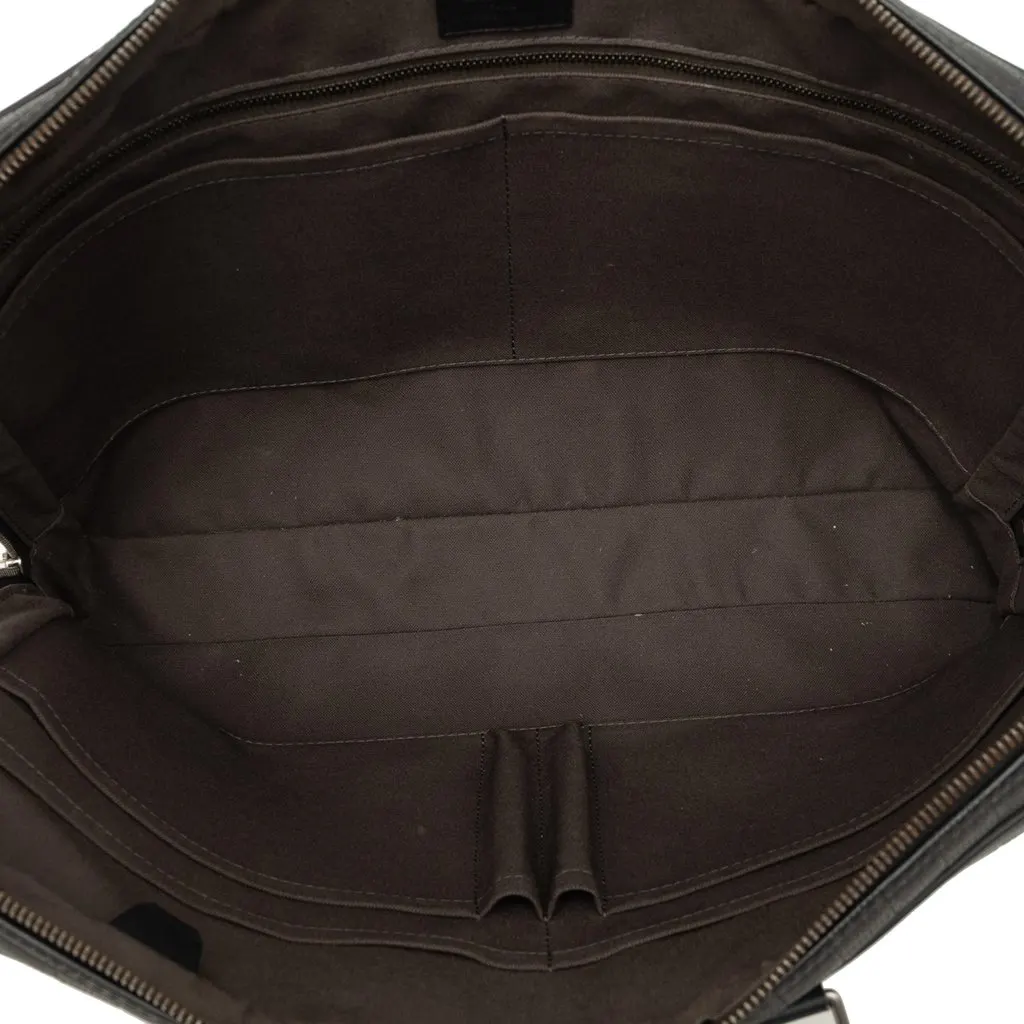Louis Vuitton Damier Infini Porte-Documents Voyage Black Leather Very good - Model View