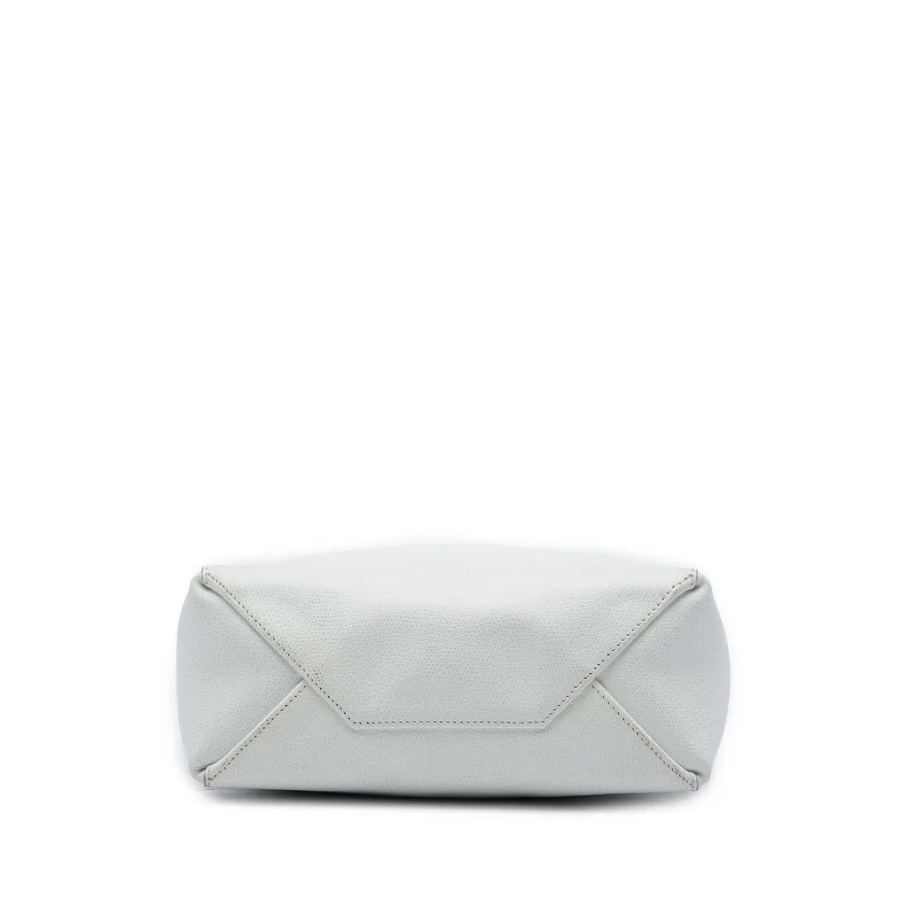 Celine Small Grained Calfskin Vertical Cabas Satchel White Leather Very good - Inside View