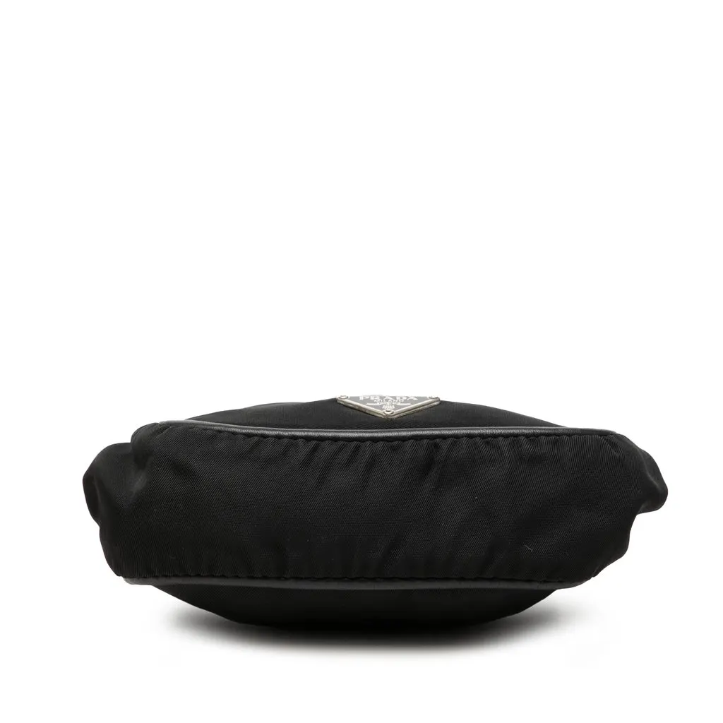 Prada Tessuto Kiss Lock Frame Coin Pouch Black Very good - Inside View