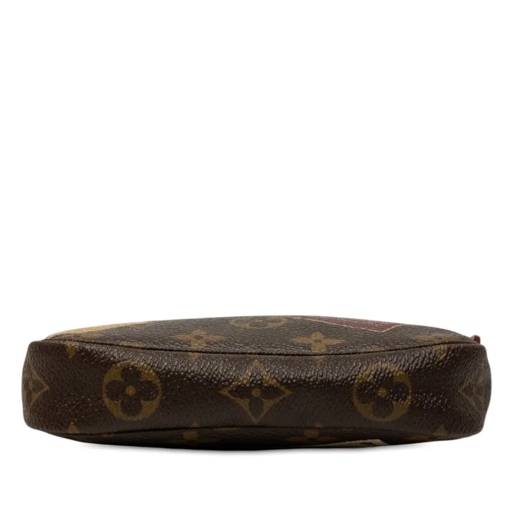 Louis Vuitton Monogram Trunks and Bags Mini Pochette Accessoires Brown Very good - Inside View