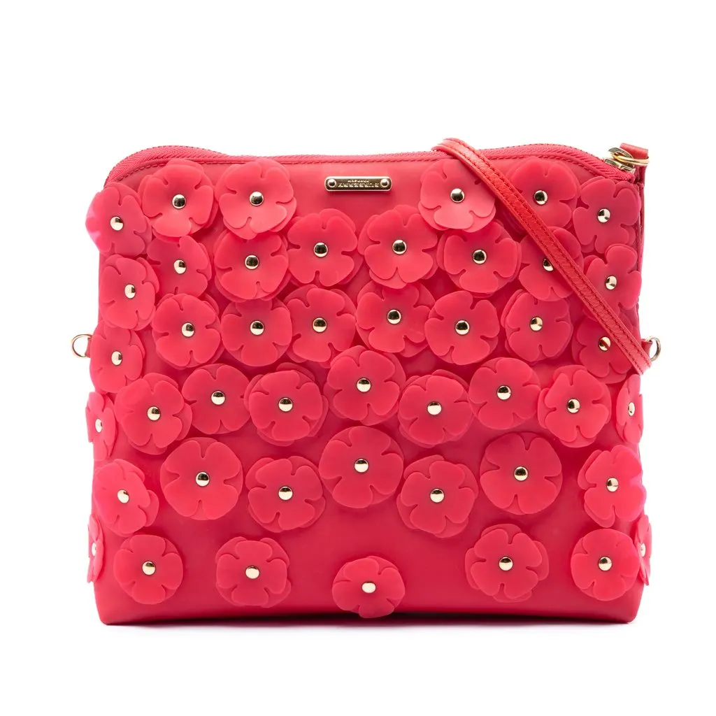 Burberry PVC Prorsum Petal Crossbody Red Plastic Very good - Front View