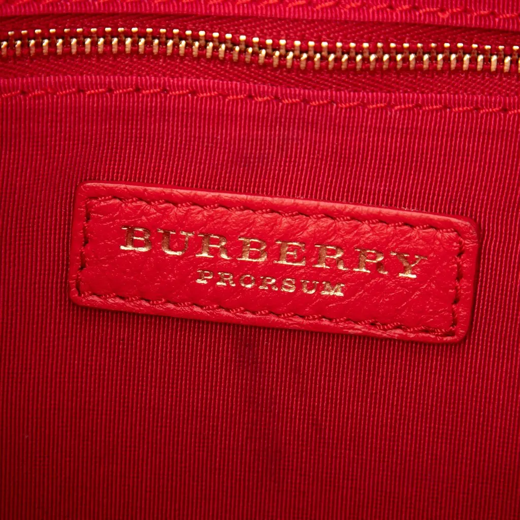 Burberry PVC Prorsum Petal Crossbody Red Plastic Very good - Box View