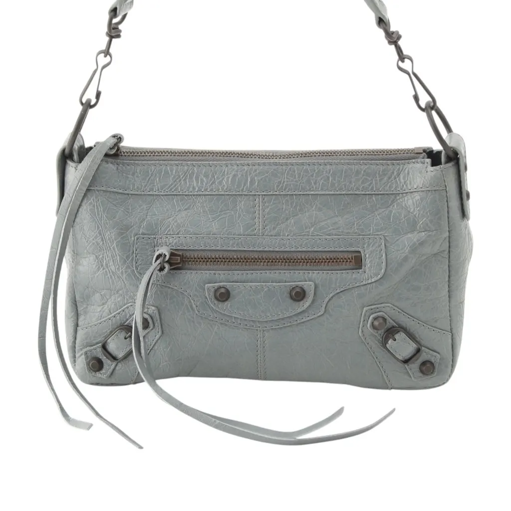 Balenciaga Mini Lambskin Le City Moto Bag MultiColor Leather Very good - Back View