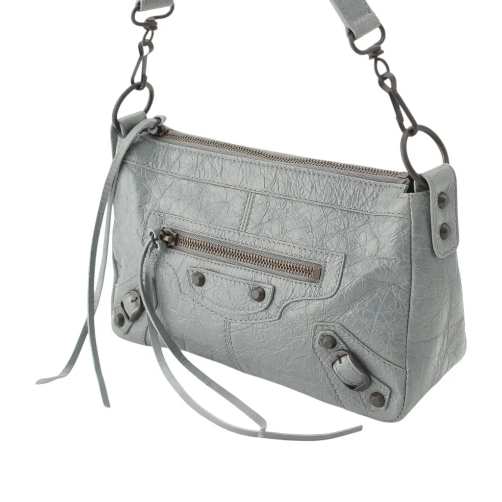 Balenciaga Mini Lambskin Le City Moto Bag MultiColor Leather Very good - Inside View
