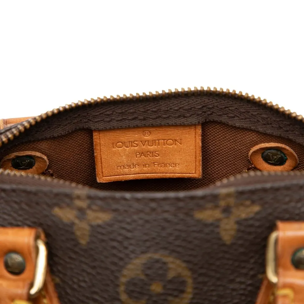 Louis Vuitton Monogram Nano Speedy Bandouliere Brown Very good - Box View