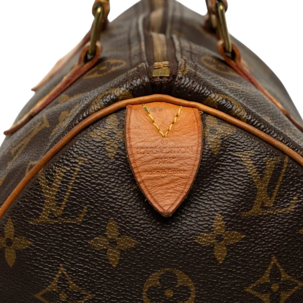 Louis Vuitton Monogram Speedy 30 Brown Canvas Good - Box View