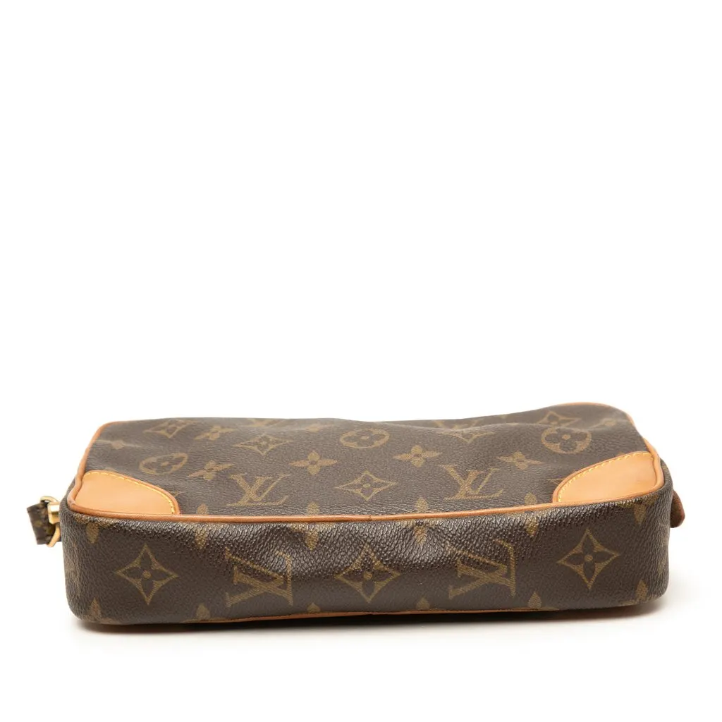 Louis Vuitton Monogram Marly Dragonne PM Brown Canvas Good - Inside View