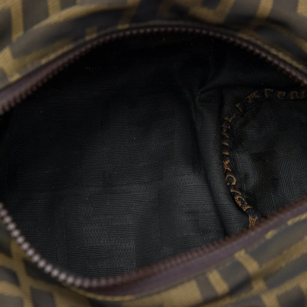 Fendi Mini Zucca Canvas Satchel Brown Canvas Very good - Model View
